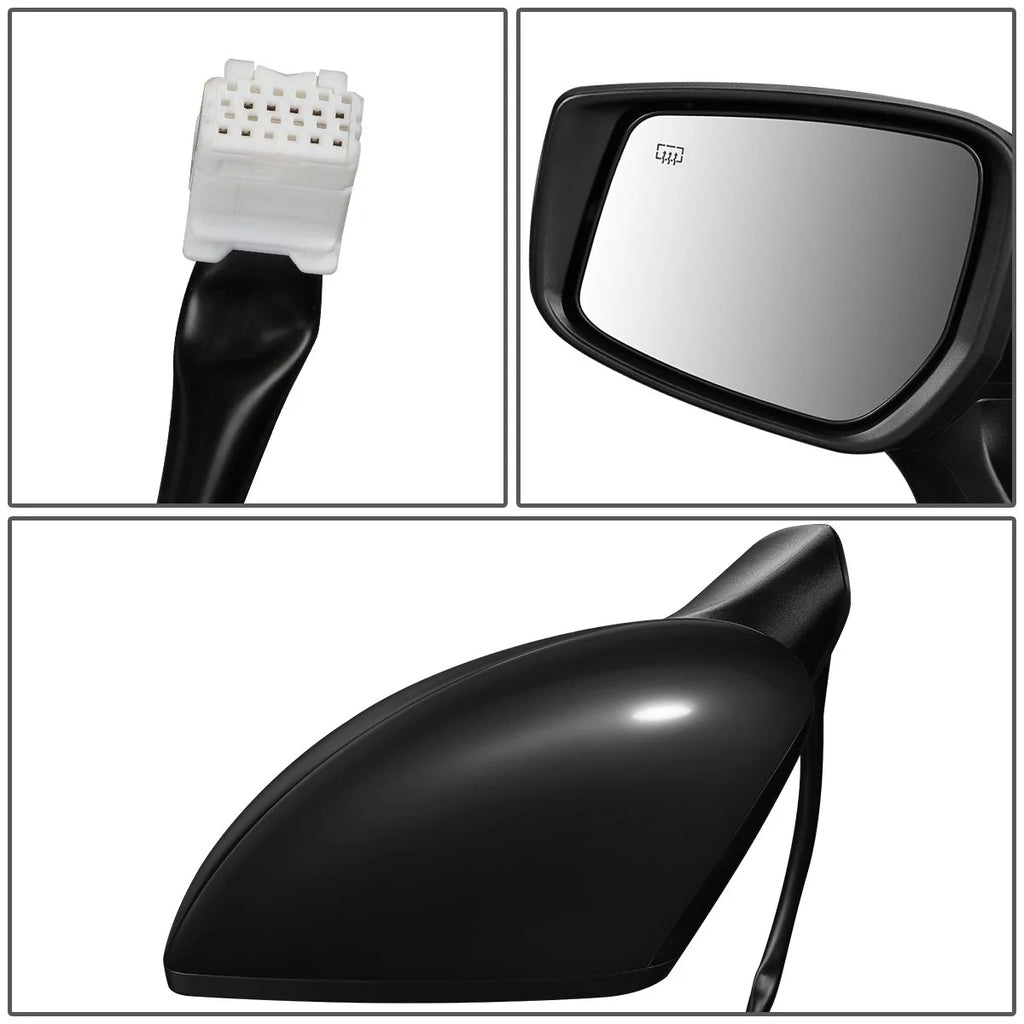 Powered Heated Side View Mirror (Left) 15-17 Nissan Versa