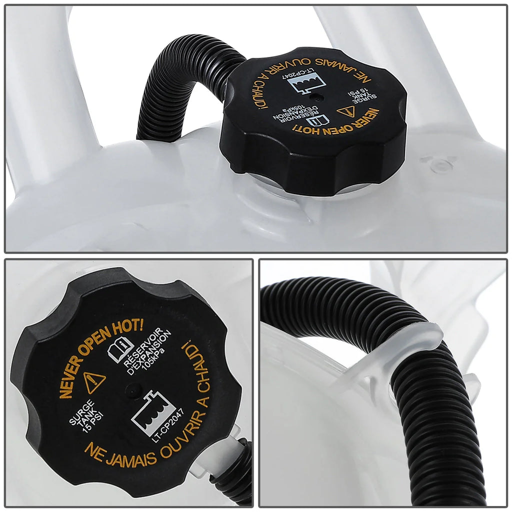 06-16 Chevy Express GMC Savana 2500 3500 4500 Coolant Overflow Reservoir w/ Cap