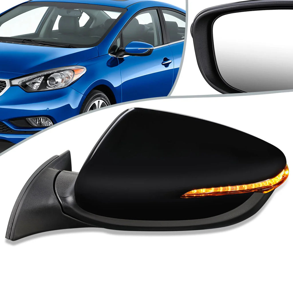 Powered Heated Side View Mirror (Left) 14-16 Kia Forte Forte5
