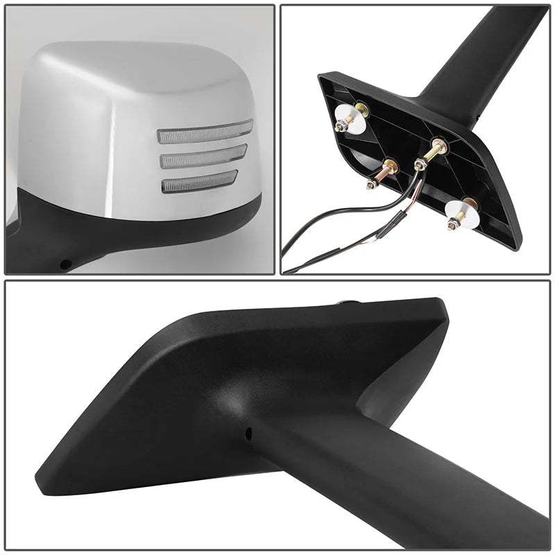 Performance Series Side Hood Mirrors (Chrome) 18-22 International MV607, RH613, HV507, LT625