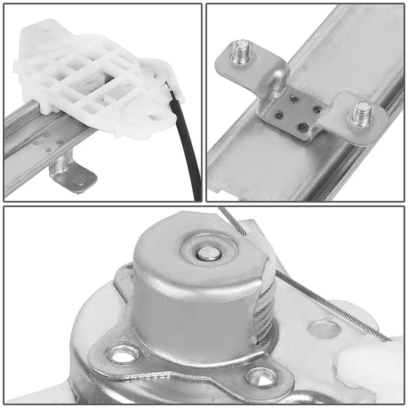 95-99 Hyundai Accent Sedan Manual Window Regulator - Front Right Passenger Side