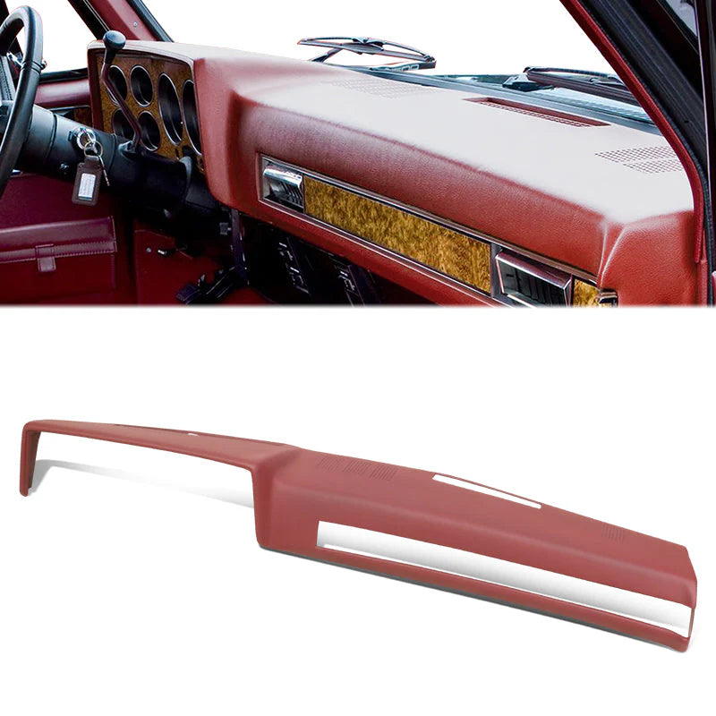 Maroon Dash Cap Cover Bezel Overlay 81-91 Chevy GMC C/K/R/V Pickup Suburban