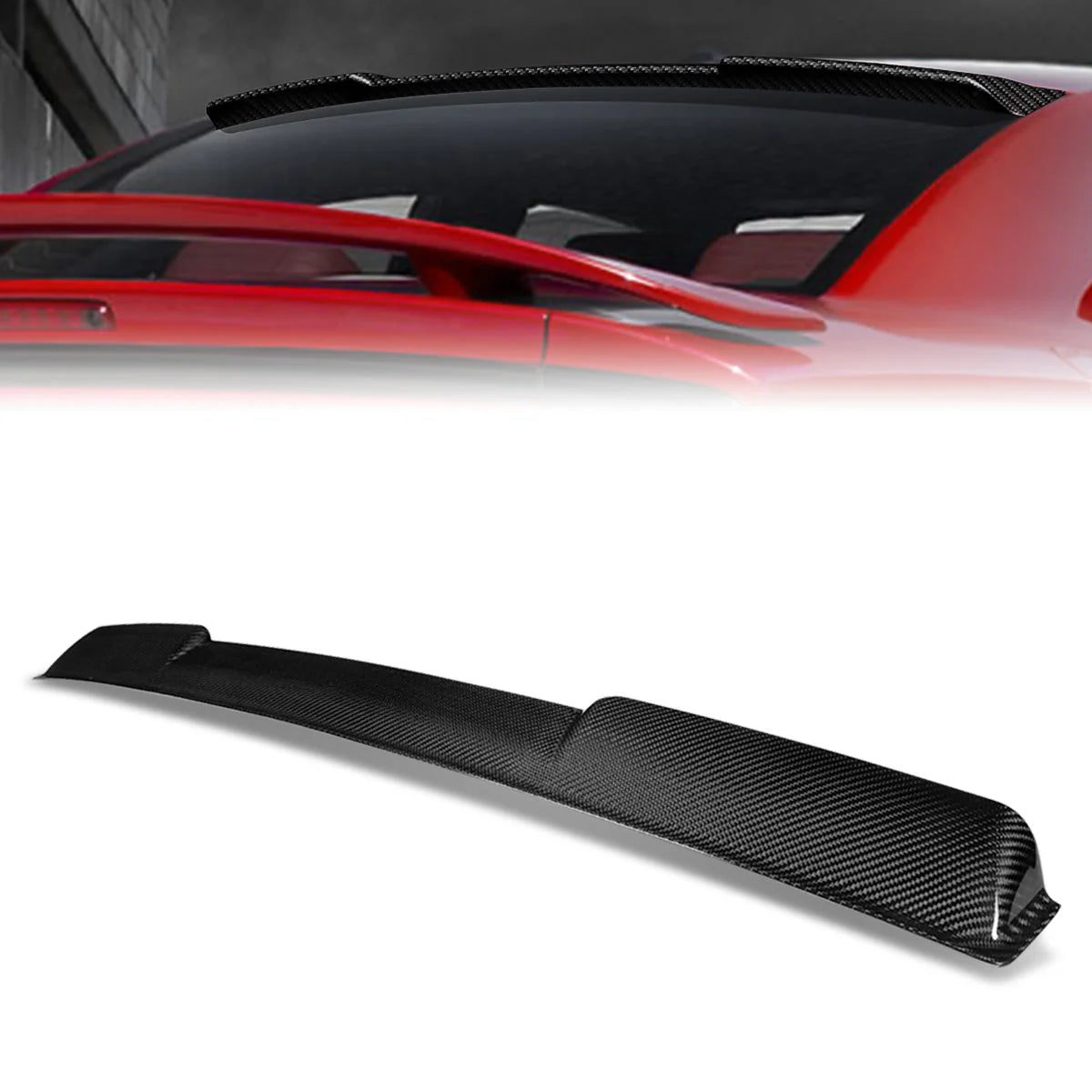 11-14 Dodge Charger Rear Window Roof Spoiler - Carbon Fiber