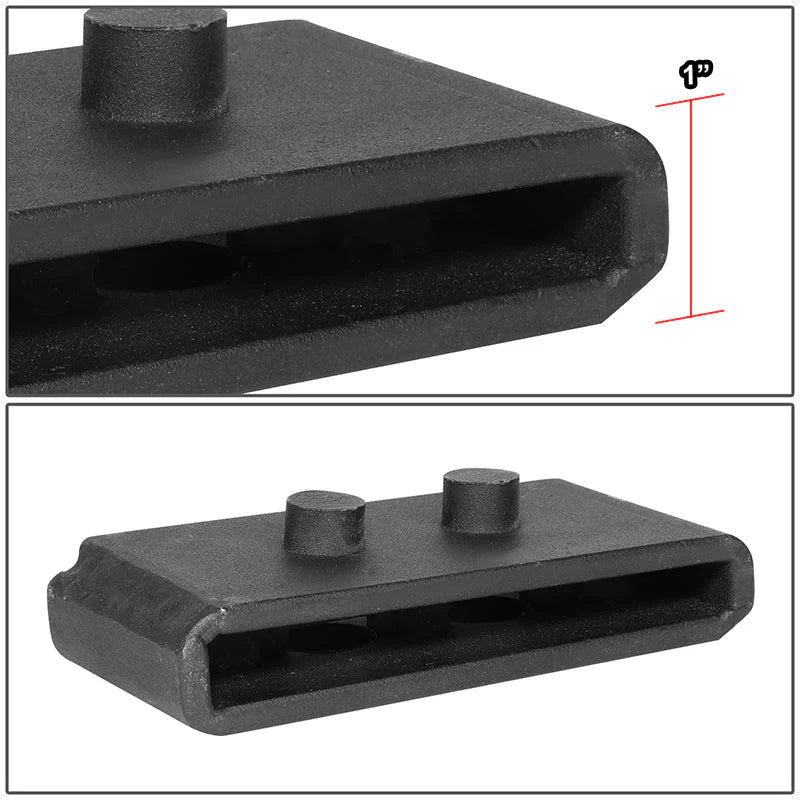 04-22 Ford F150 RWD 1 in. Rear Lift Block Kit U-Bolts