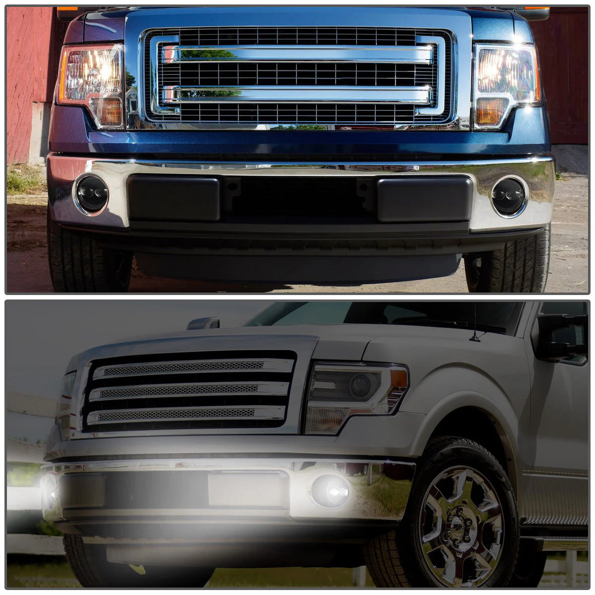 LED Projector Fog Lights 11-14 Ford F150 Lincoln Mark LT