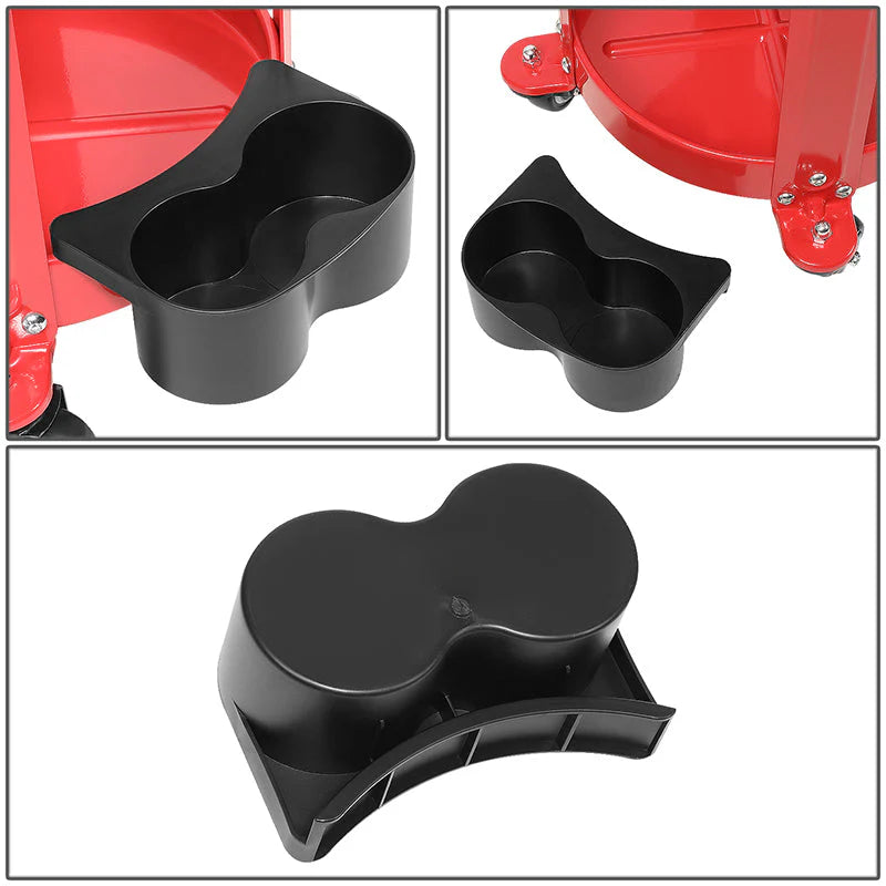 Roller Seat Creeper Storage Mechanic Stool - 16 in. X 16 in.