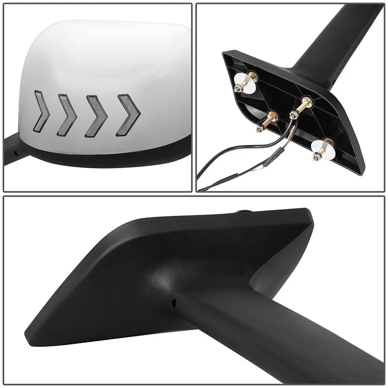 Performance Series Side Hood Mirrors (Chrome) 18-22 International MV607, RH613, HV507, LT625