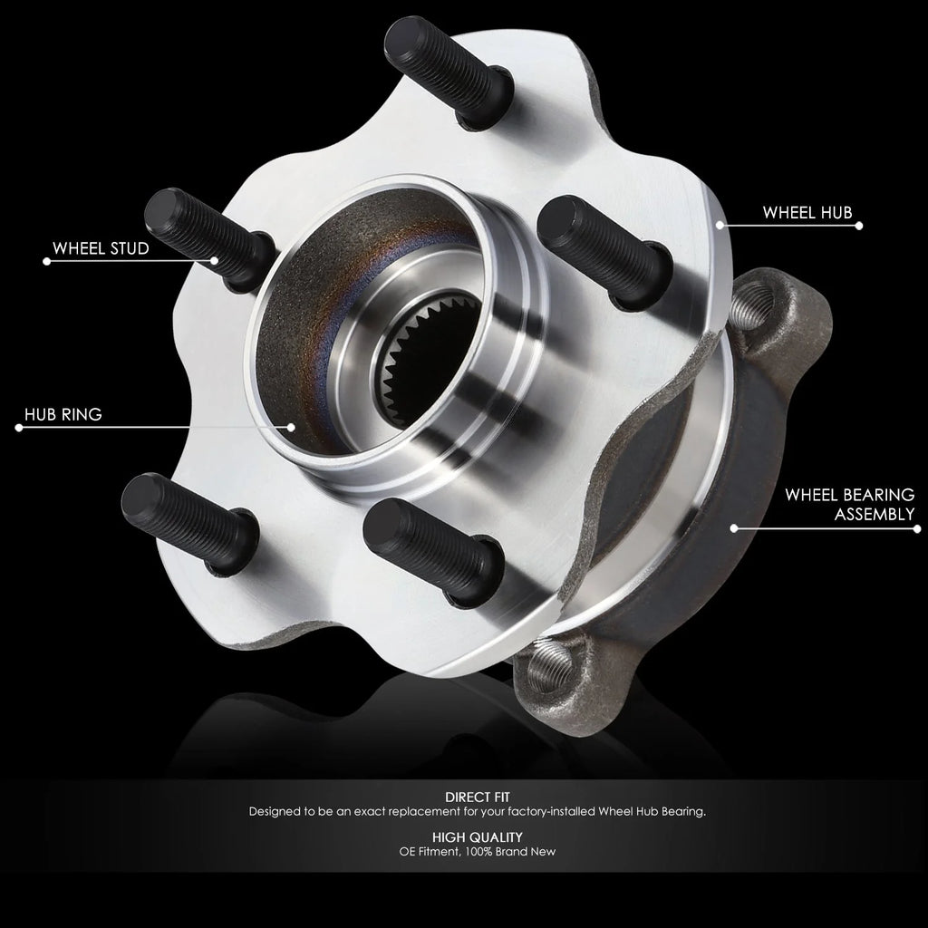 Rear Wheel Bearing & Hub Assembly 13-19 Nissan Pathfinder Infiniti QX60 4WD