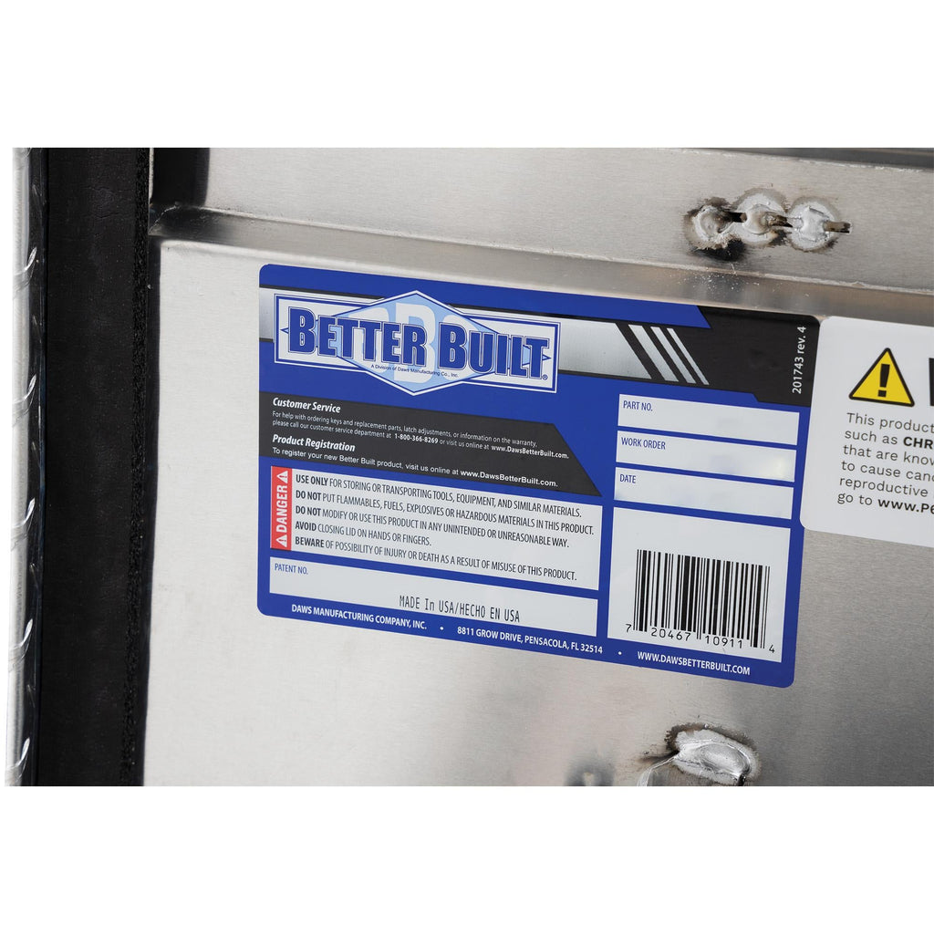 2026 Better Built 70 Crown Series Low Profile Crossover Truck Tool Box