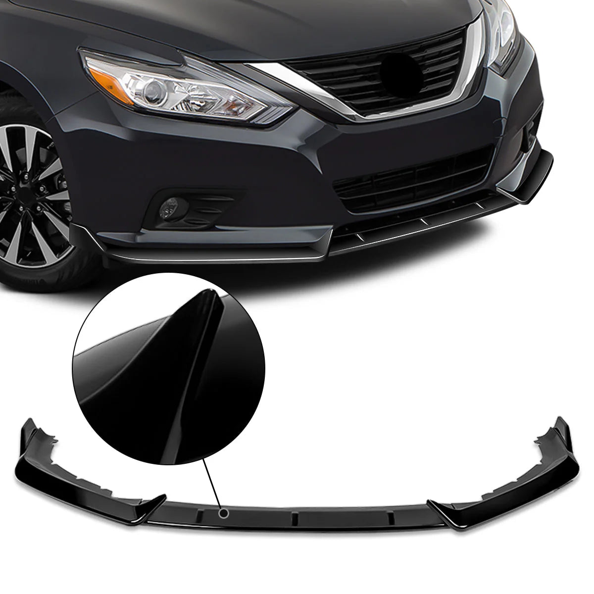 STP-Style Front Lip Spoiler 16-18 Nissan Altima Sedan