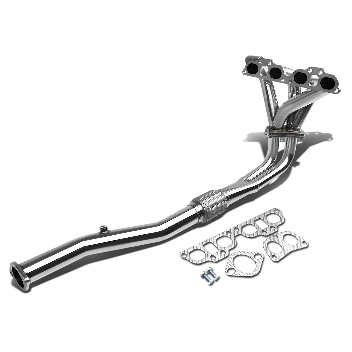 91-01 Nissan Sentra 200sx 2.0L 4-2-1 Exhaust Header w/O2 Sensor Bungs - Stainless Steel