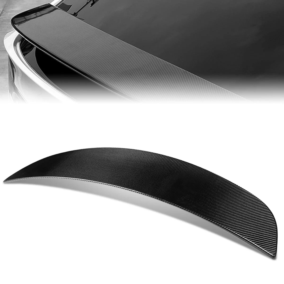 OE-Style Carbon Fiber Rear Trunk Lid Spoiler 16-22 Tesla X