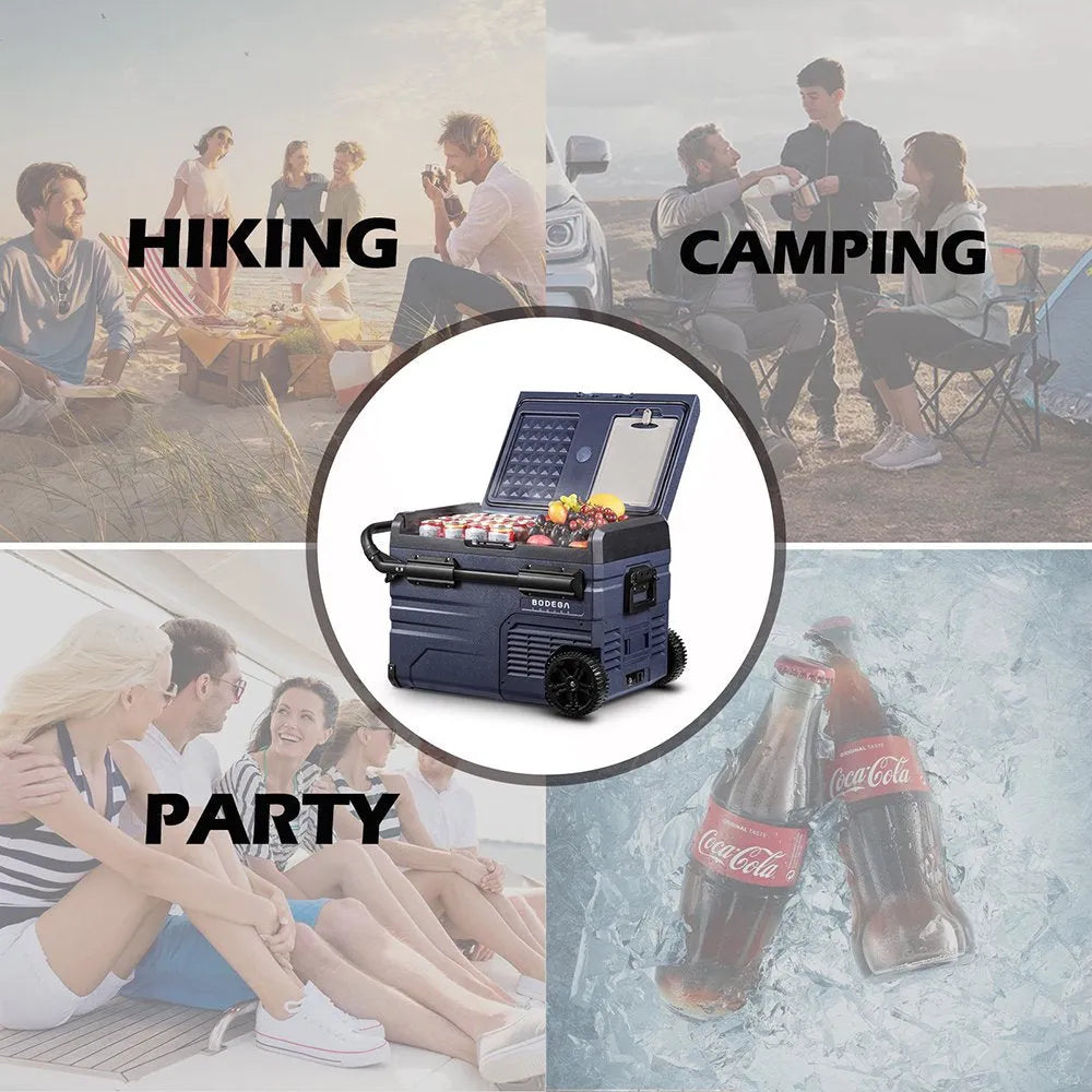 2026 12 Volt 37 Qt. Portable Car Refrigerator, Car Freezer for Outdoor, Camping, Travel, RV,APP Control