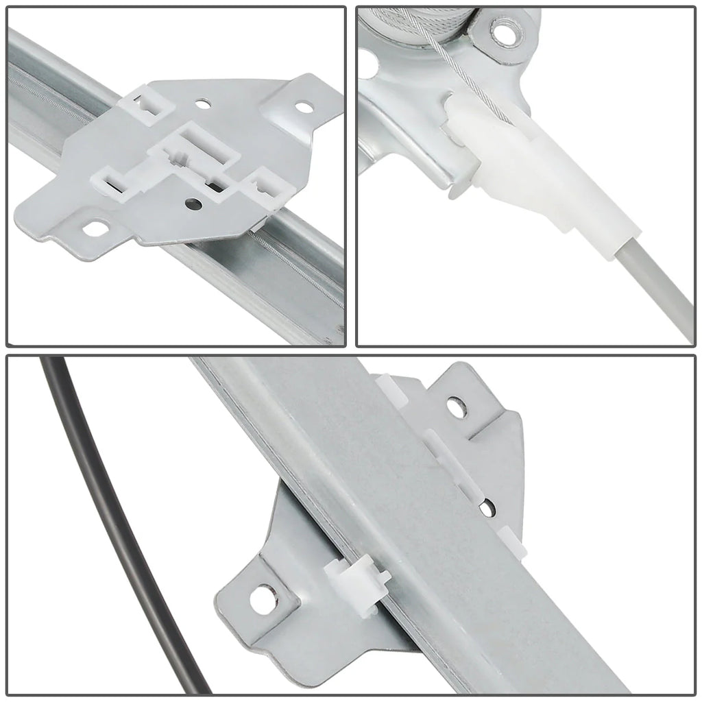 00-05 Hyundai Accent Sedan Manual Window Regulator - Rear Right Passenger Side