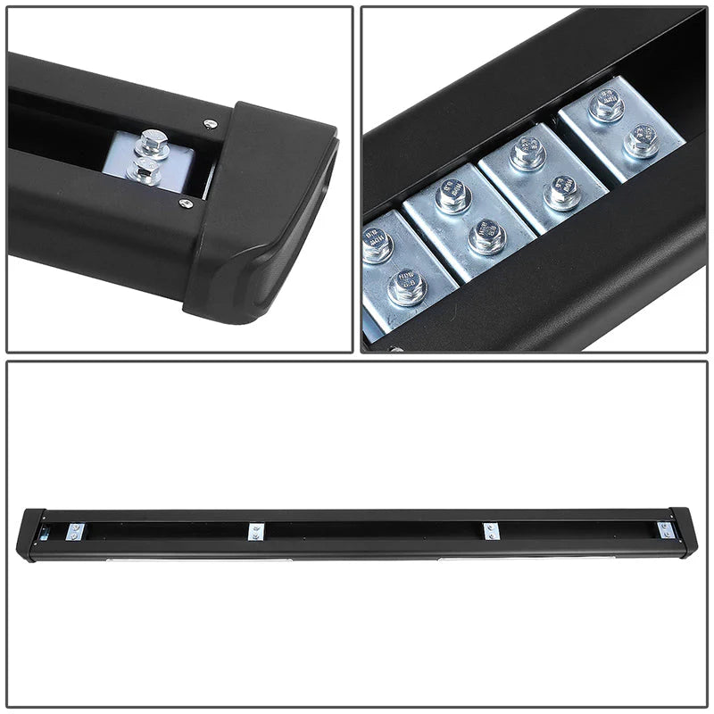 6.5 in. Wide Flat Step Running Boards 19-22 Chevy Silverado GMC Sierra Crew Cab