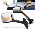 Performance Series Side Hood Mirrors (Chrome) 18-22 International MV607, RH613, HV507, LT625