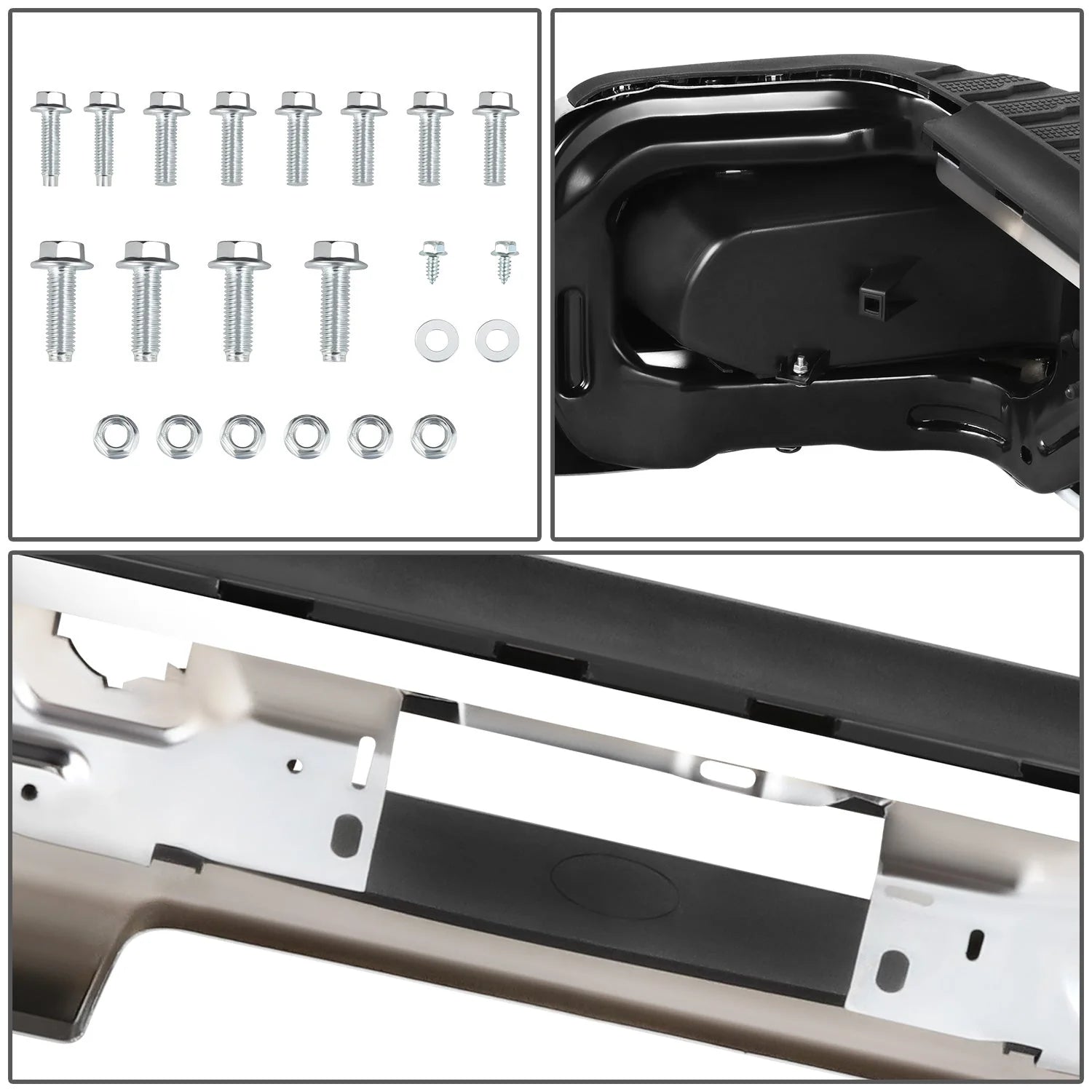 Rear Bumper w/ Parking Sensor Holes 19-23 Chevy/GMC Silverado Sierra 1500