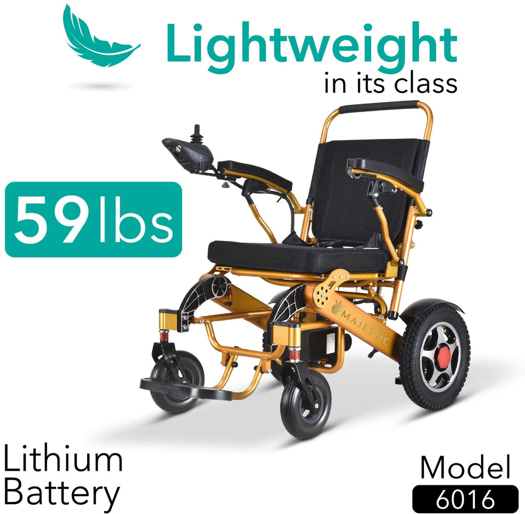 2026 2020 Model Wide Seats Fold & Travel Lightweight Wheelchair Motor Motorized Wheelchairs Electric Silla De Ruedas Power Wheelchair Power Scooter Aviation Travel Safe Heavy Duty Mobility Aids Chair