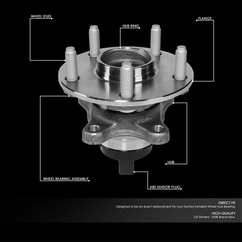 Front Left Side Wheel Bearing & Hub Assembly 07-11 Lexus GS350 S450H GS460, 06-15 IS250 IS350 RWD