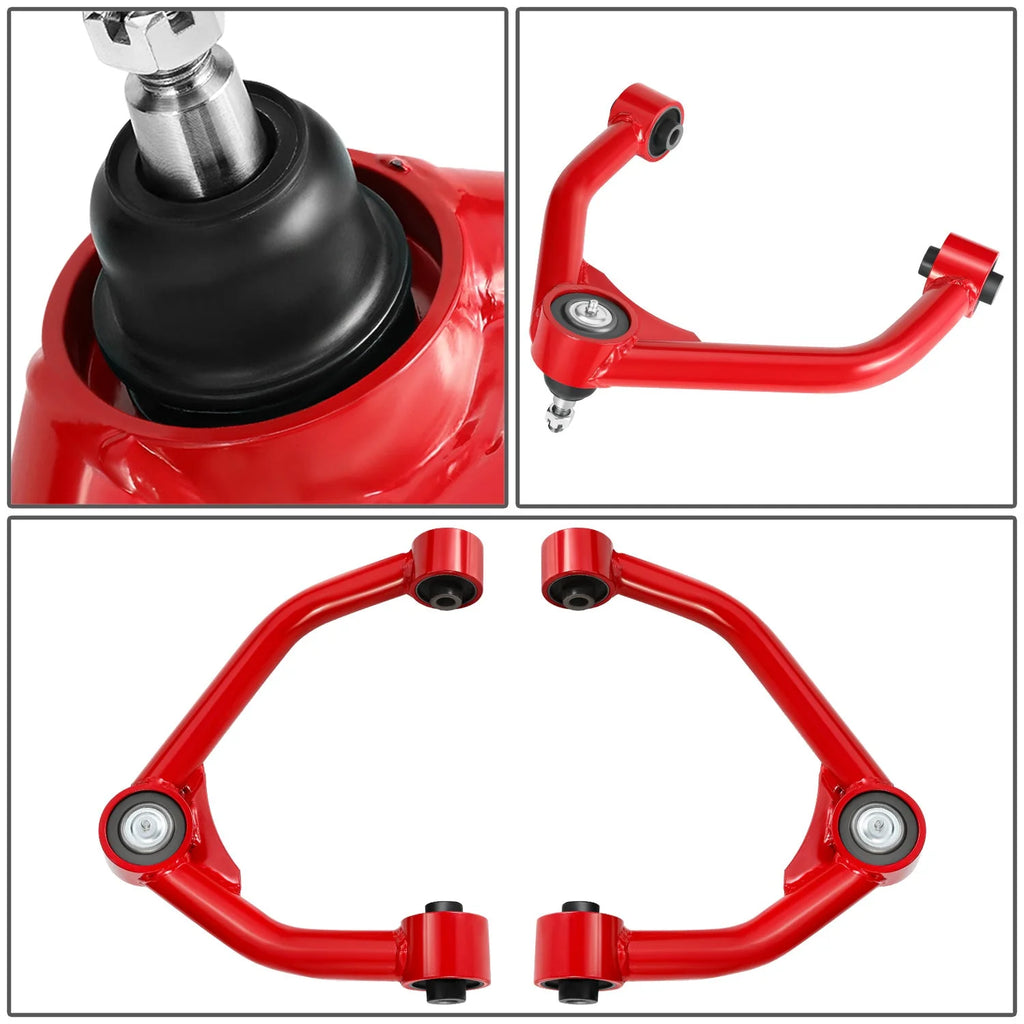 15-22 Chevrolet Colorado GMC Canyon 2-4 in. Lifted Front Upper Control Arms (Red)