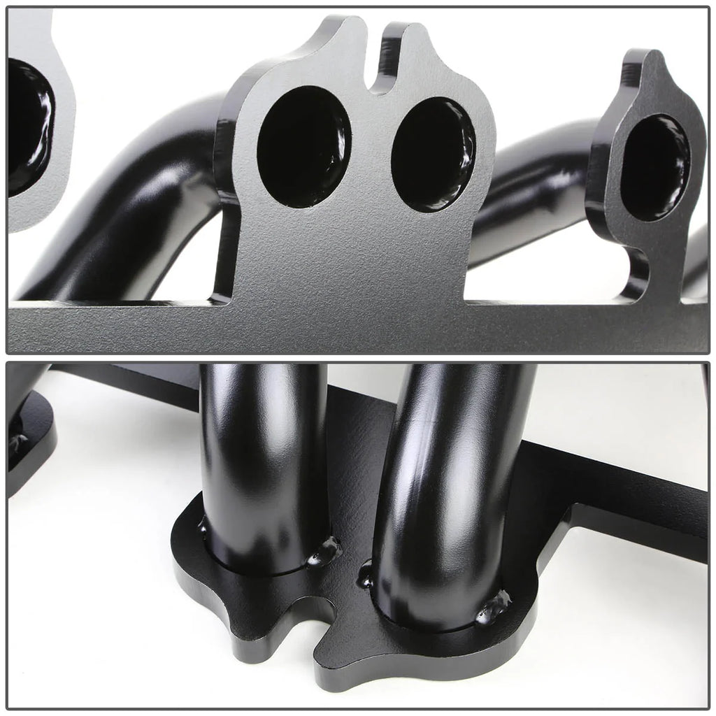 91-99 Jeep Wrangler Grand Cherokee YJ XJ ZJ 4.0L 6-2-1 Exhaust Header - Stainless Steel - Black