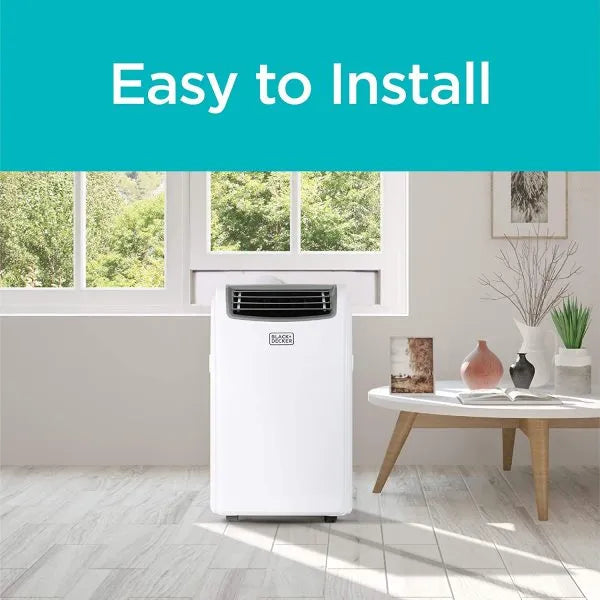 2026 14,000 BTU Portable Air Conditioner with Heat and Remote Control, White