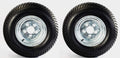 2026 2-Pack Trailer Tire On Rim 20.5X8-10 205/65-10 20.5X8.0-10 5 Lug E Galvanized
