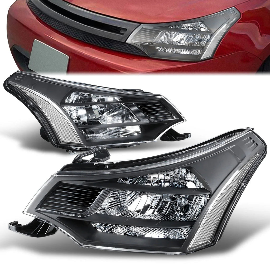 Factory Style Headlights 08-11 Ford Focus