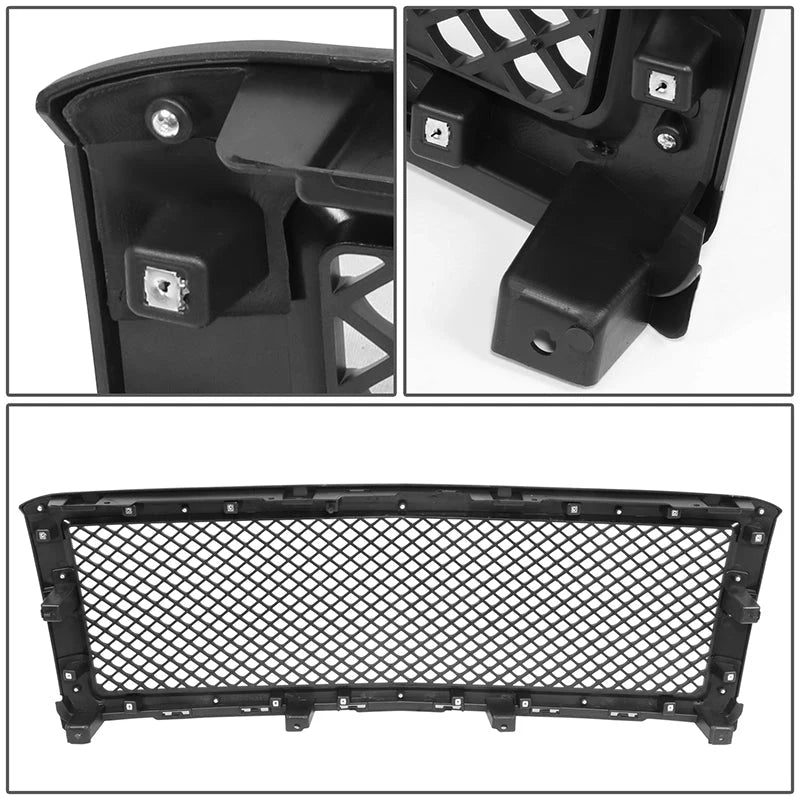 Diamond Mesh Front Grille 14-15 Chevy Silverado 1500