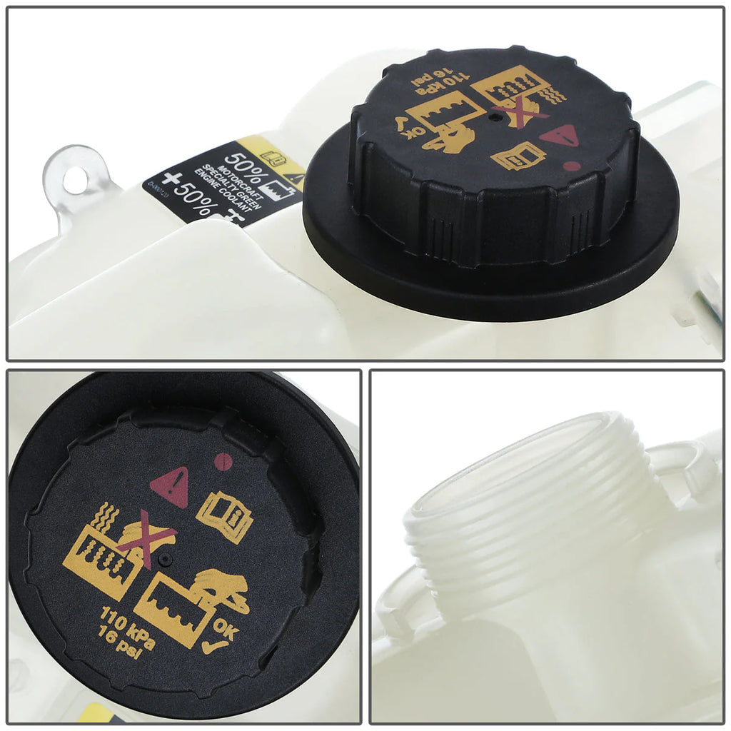 07-11 Lincoln MKZ 10-11 Ford Fusion 3.5L Coolant Overflow Reservoir w/ Cap