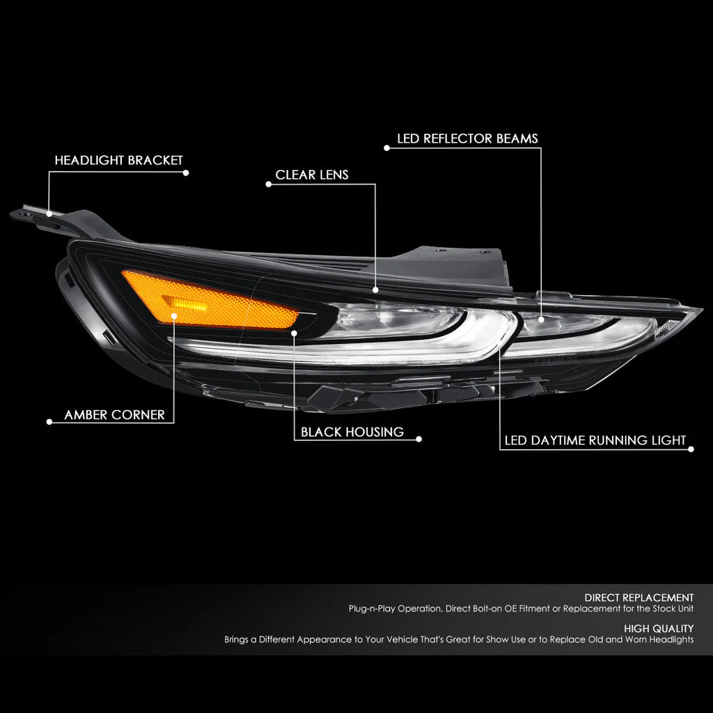 Factory Style LED DRL Headlight (Right) 19-20 Hyundai Santa Fe