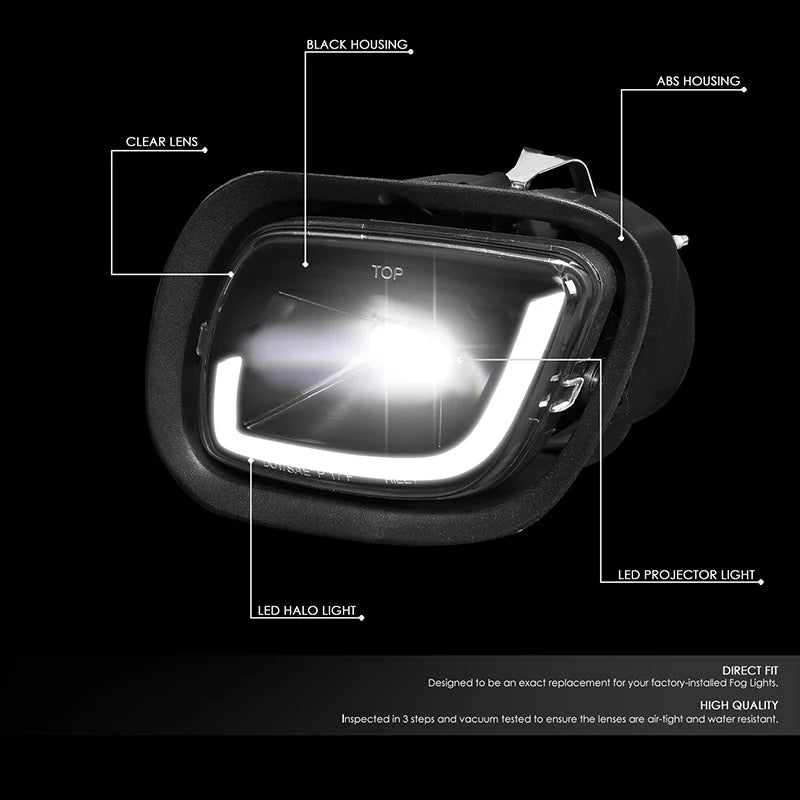 LED DRL Projector Fog Lights 08-17 Freightliner Cascadia