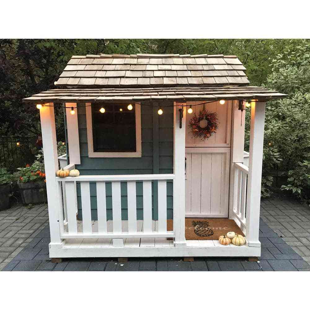 2026 Outdoor Living Today Little Squirt 6×6 ft. Cedar Playhouse with Windows and Dutch Door
