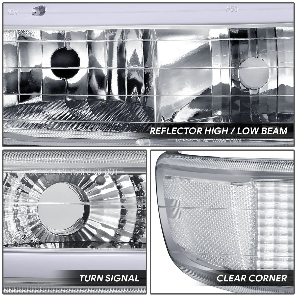 LED DRL Headlights 99-06 Chevy Silverado / Suburban 1500-3500