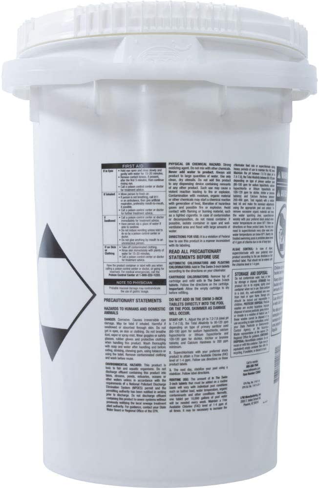 2026 3 INCH CHLORINE TABLETS – 50 LBS