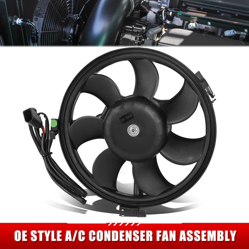 01-05 Volkswagen Passat 1.8L 2.0L 2.8L A/C Condenser Cooling Fan Assembly - VW3115105