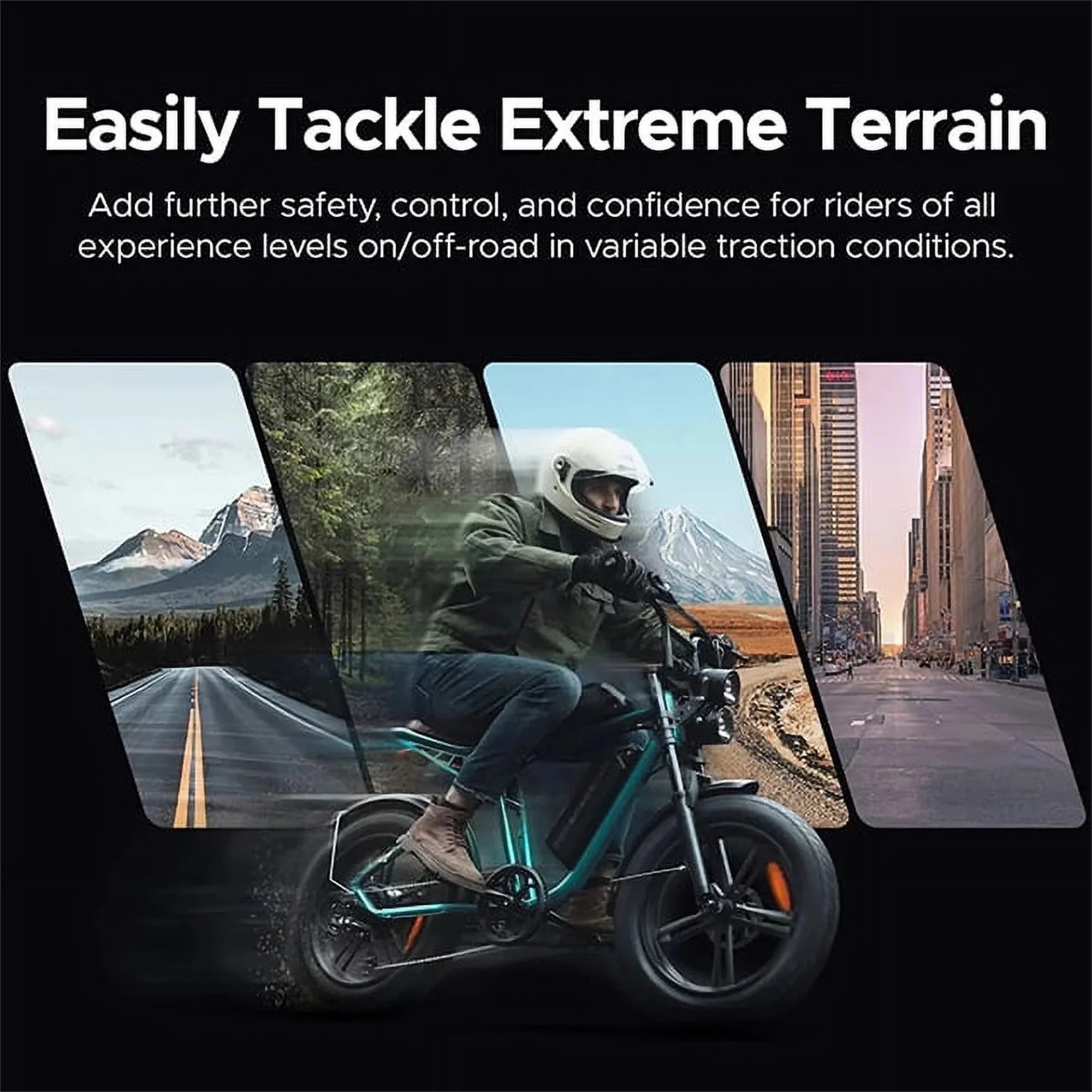 2026 AKEZ Electric Bike for Adults - 1000W 28mph Moped Ebike with 48V 13A Removable Battery, Up to 94 Miles All Terrain Off Road E-Bike with 20*4.0" Fat Tire,Full Suspension,7-Speed UL Certified