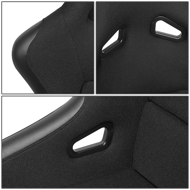 23 W X 18 D X 34 in.H Fiberglass Bucket Racing Seat Universal