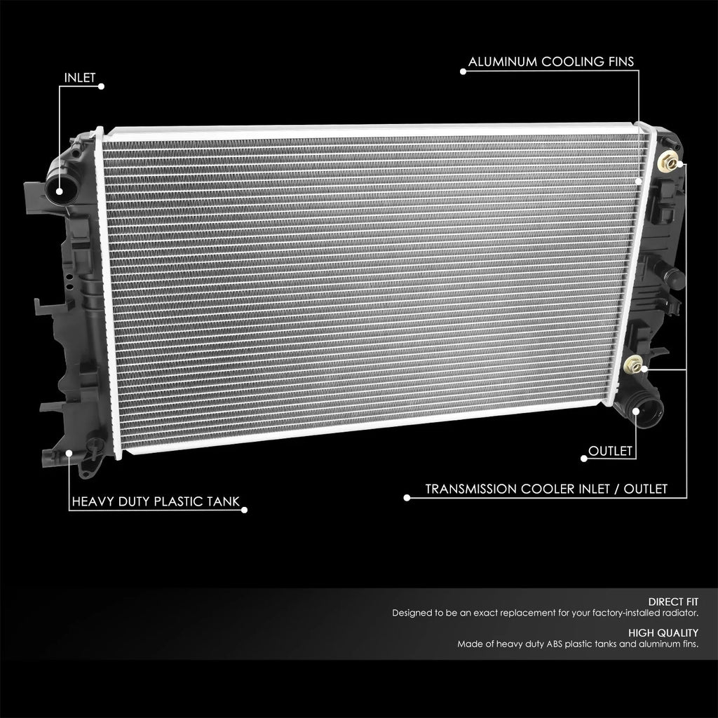 13318 Replacement Radiator 10-17 Mercedes Benz Sprinter 2500 3500 3.0L
