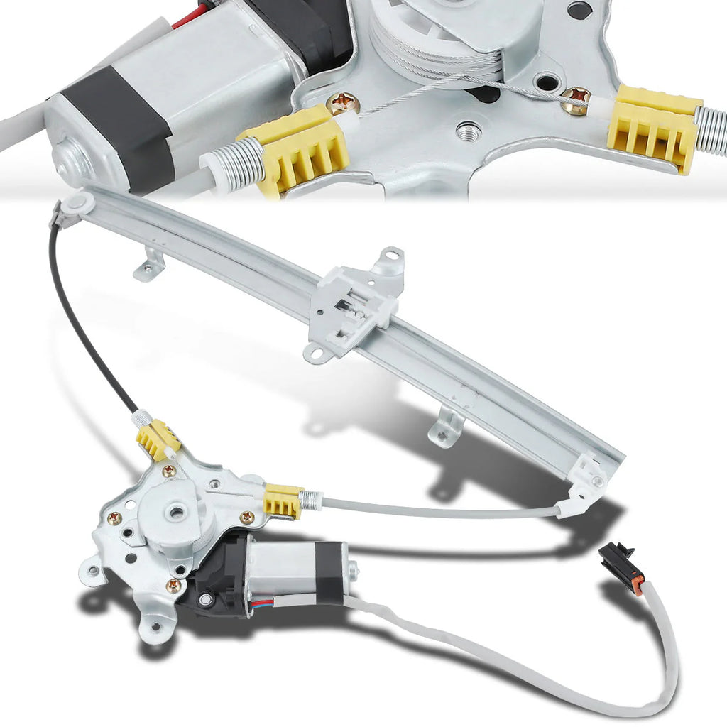 91-94 Nissan Sentra 94-12 Tsuru Power Window Regulator w/Motor - Front Left Driver Side