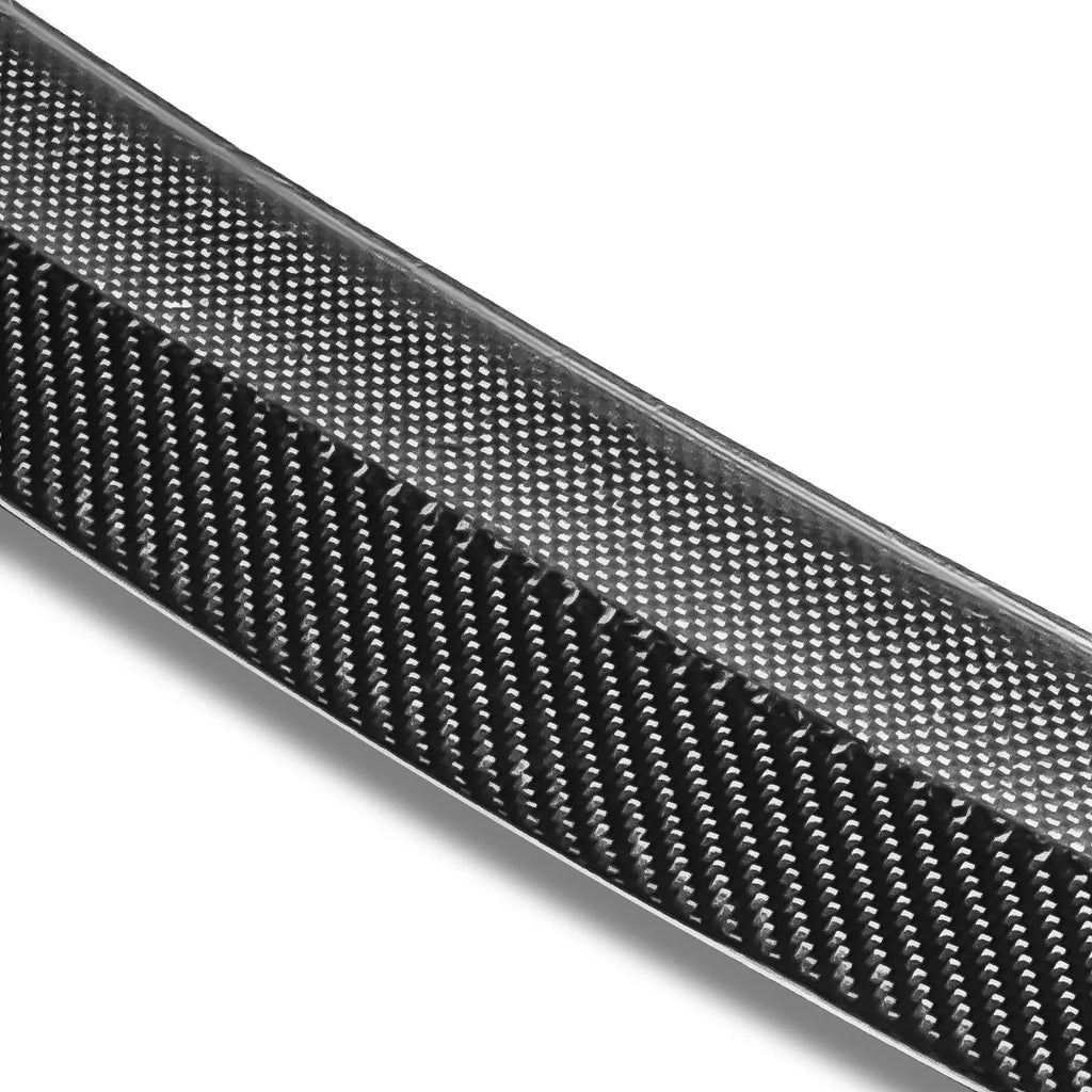 17-21 Mercedes-Benz C63 AMG C300 C200 Coupe Rear Window Windshield Roof Spoiler - Carbon Fiber