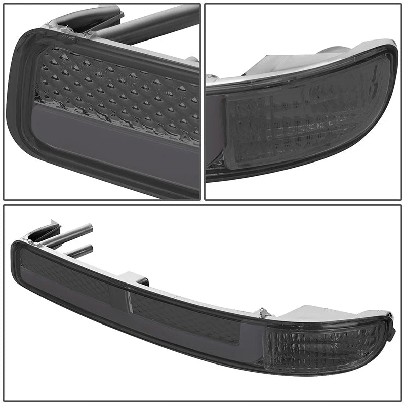 LED DRL Switchback Headlights 99-06 GMC Sierra 1500-3500 Yukon