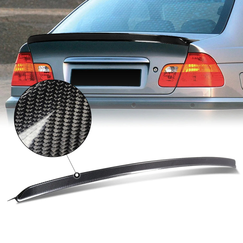 AC-Style Carbon Fiber Rear Trunk Lid Spoiler 99-05 BMW 320i 325i 325xi 330i 330xi Sedan