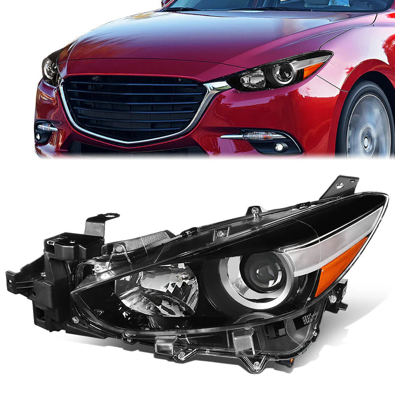 Factory Style Projector Headlight (Left) 17-18 Mazda 3
