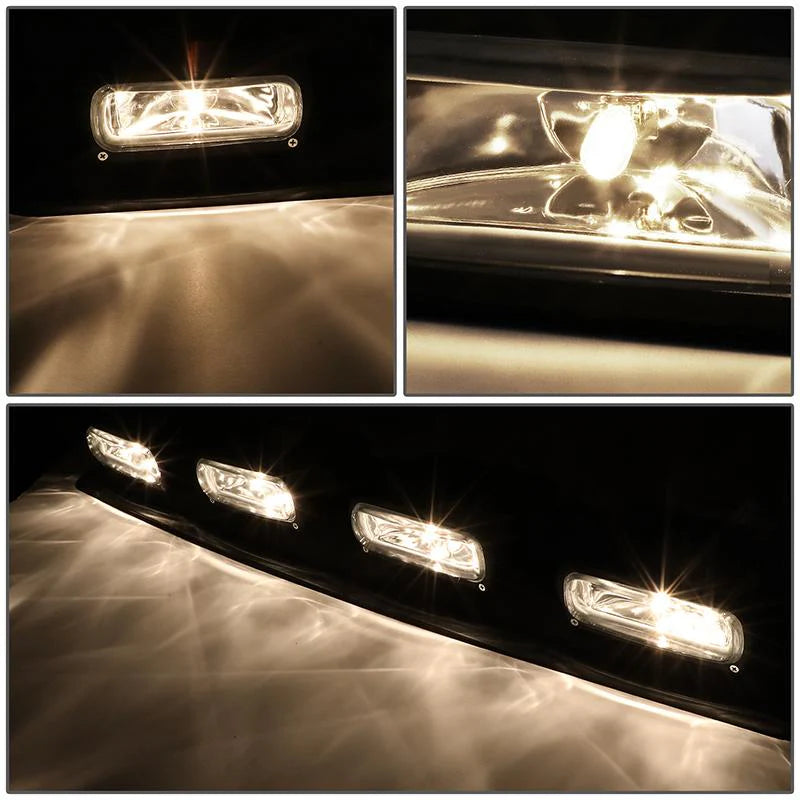 Amber Lens Roof Mounted Fog Light w/ Switch 38 in. X 9 in. X 4 in.