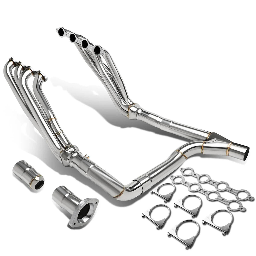 07-13 Chevy Silverado GMC Sierra 4.8L 5.3L 6.0L 6.2L Exhaust Header w/Y-Pipe - Stainless Steel