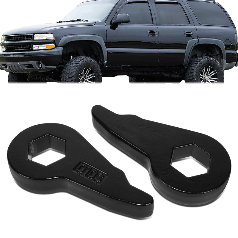 99-06 Chevy Silverado GMC Sierra 1500 4WD 1 in. -3 in. Front Leveling Torsion Key Kit