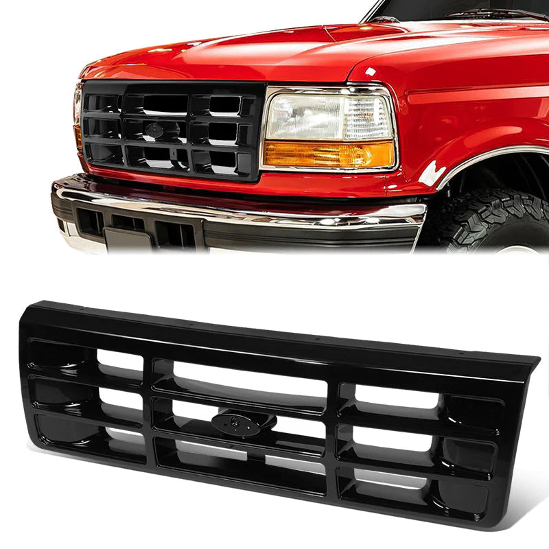 Front Bumper Grille 92-97 Ford F150 / F250 / F350