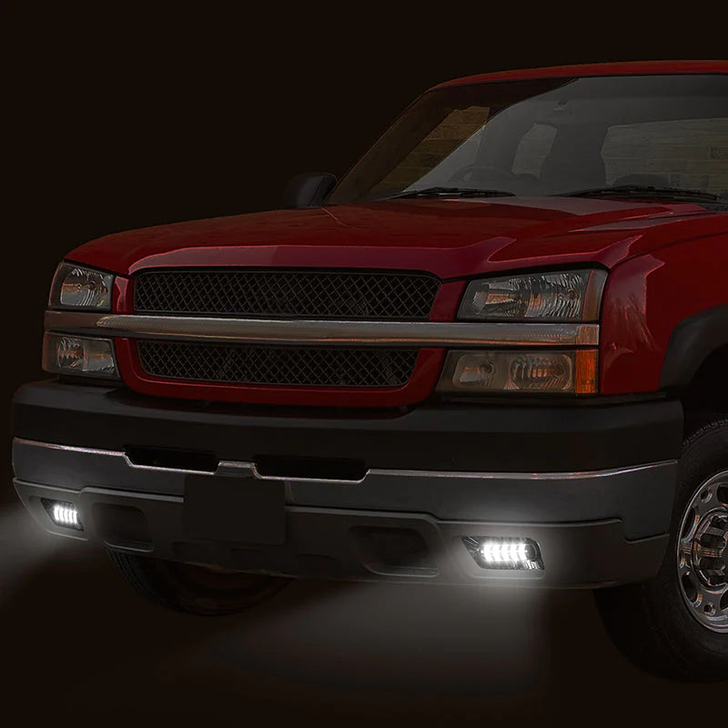 LED Projector Fog Lights w/ Switch Wiring Harnesses 05-07 Ford F250 F350 F450 F550 Super Duty