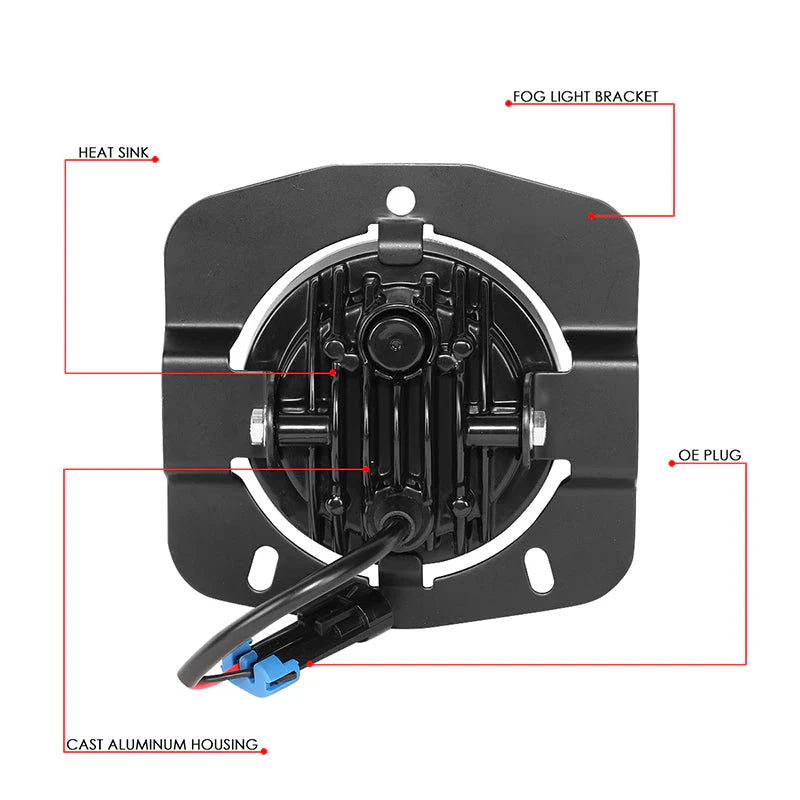 LED DRL Projector Fog Lights 11-22 Kenworth T680